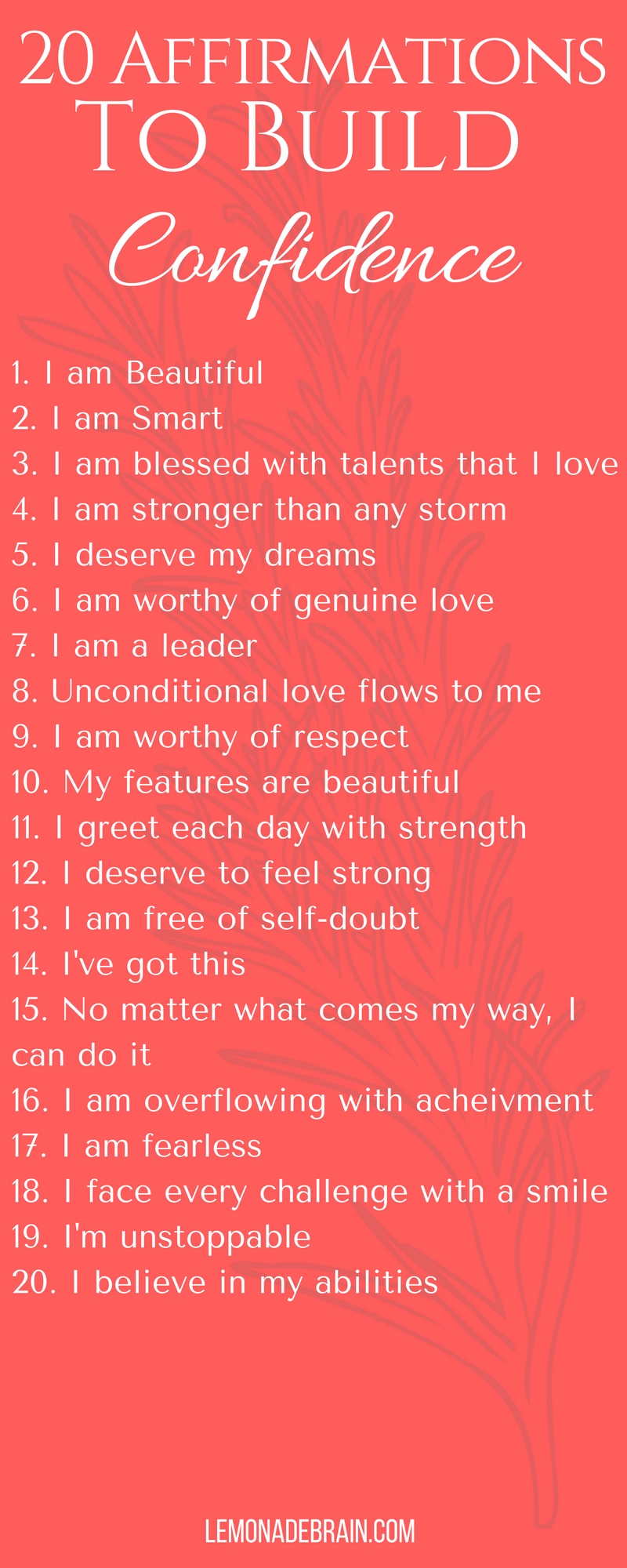 List Of Daily Affirmations