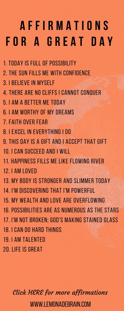 The Power Of Affirmations