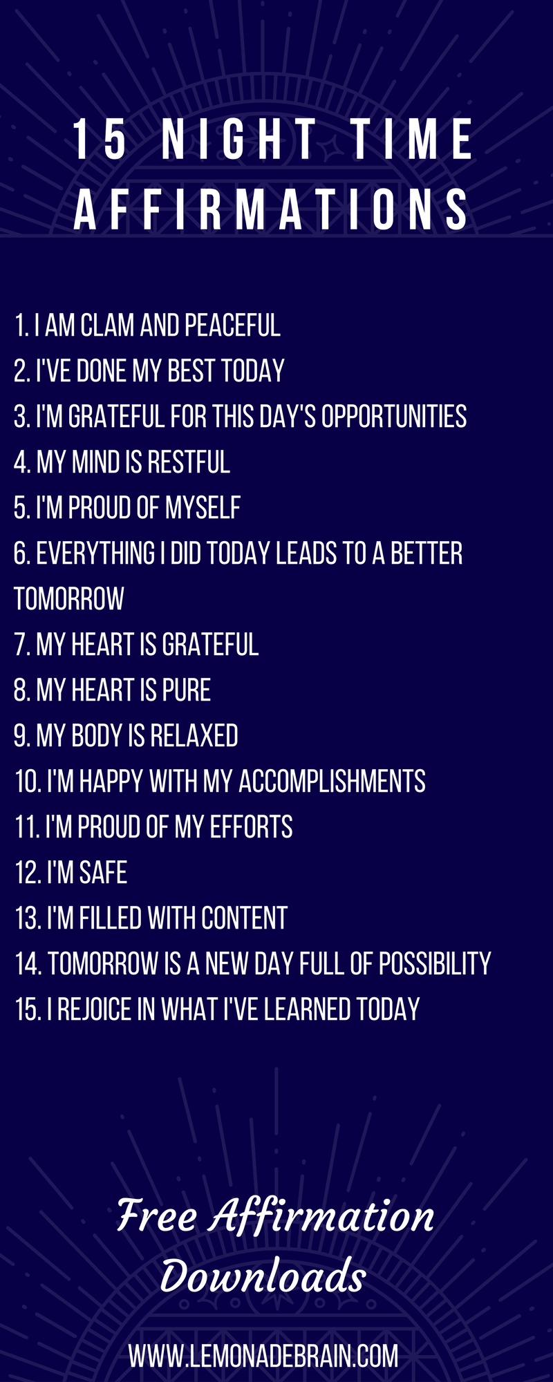 Positive Affirmations: Plus Free Downloadable files - Lemonade Brain