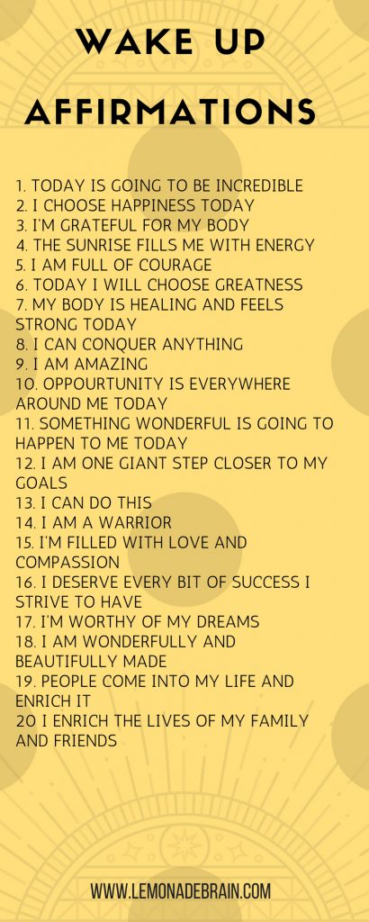 Affirmations for Success - Lemonade Brain